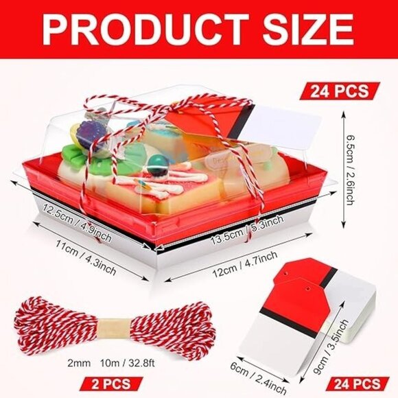 Cartoon Animation Birthday Party Supplies  Boxes Party Boxes with Ropes and Card - Picture 2 of 6